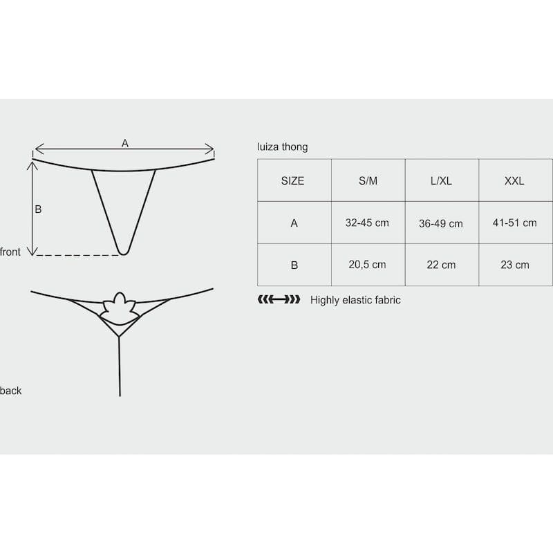 Luiza Thong White Vibrant Vibes Australia - Quality Sex Toys - Great Prices