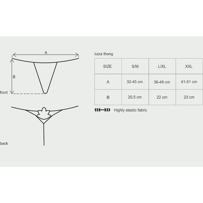 Luiza Thong White Vibrant Vibes Australia - Quality Sex Toys - Great Prices