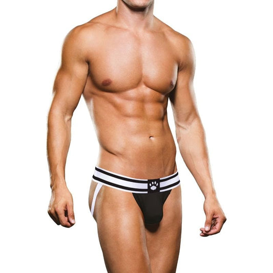 Prowler Jock Black/White Vibrant Vibes Australia - Quality Sex Toys - Great Prices
