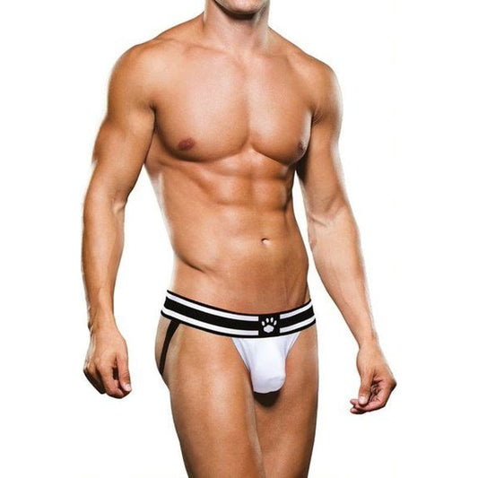 Prowler Jock White/Black Vibrant Vibes Australia - Quality Sex Toys - Great Prices