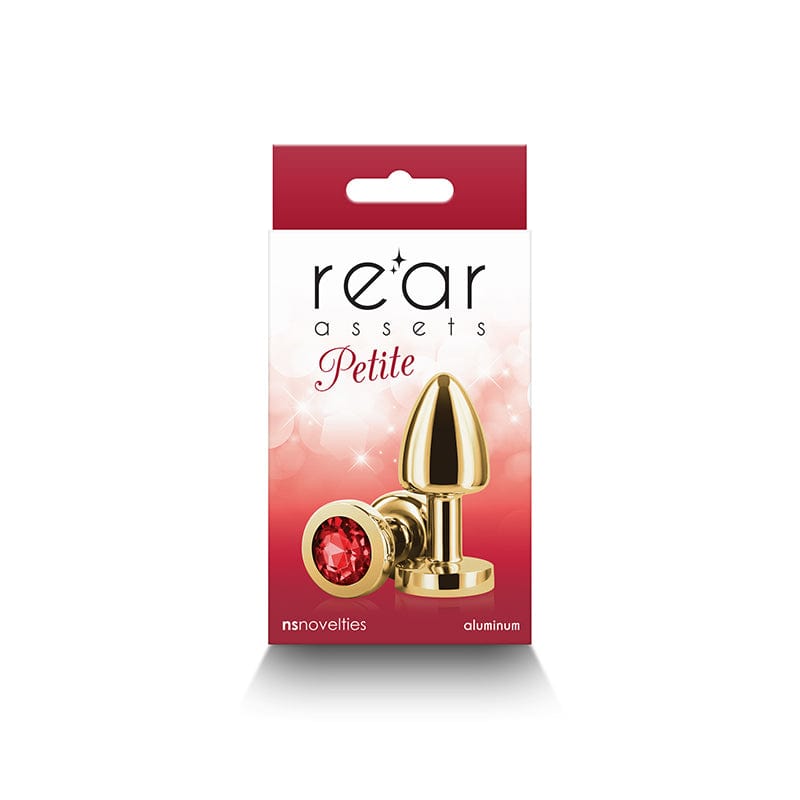 Rear Assets Petite - Gold with Red Gem NS Novelties