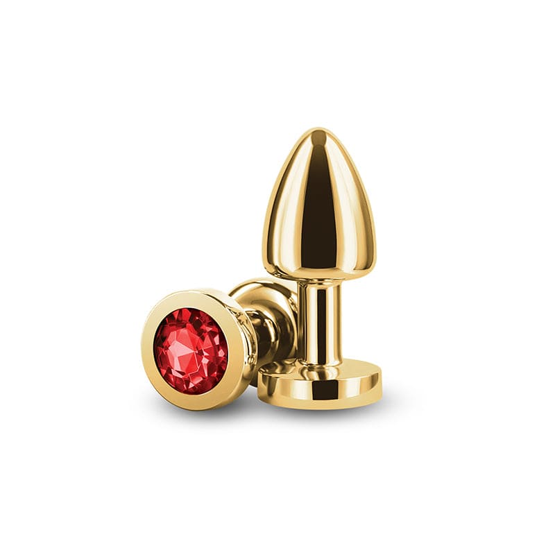 Rear Assets Petite - Gold with Red Gem NS Novelties