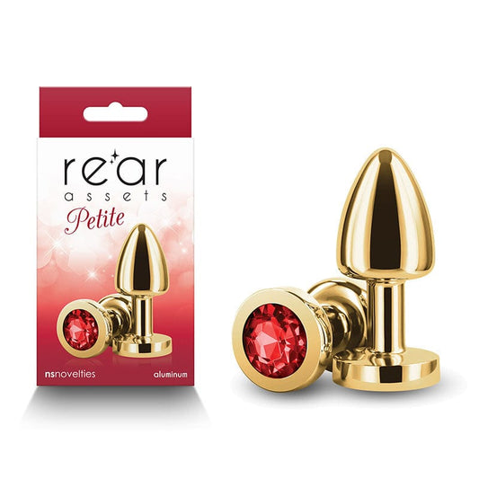 Rear Assets Petite - Gold with Red Gem NS Novelties