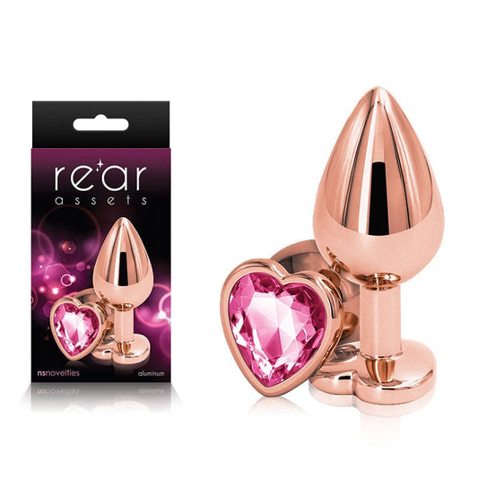 Rear Assets Rose Gold Heart Medium NS Novelties
