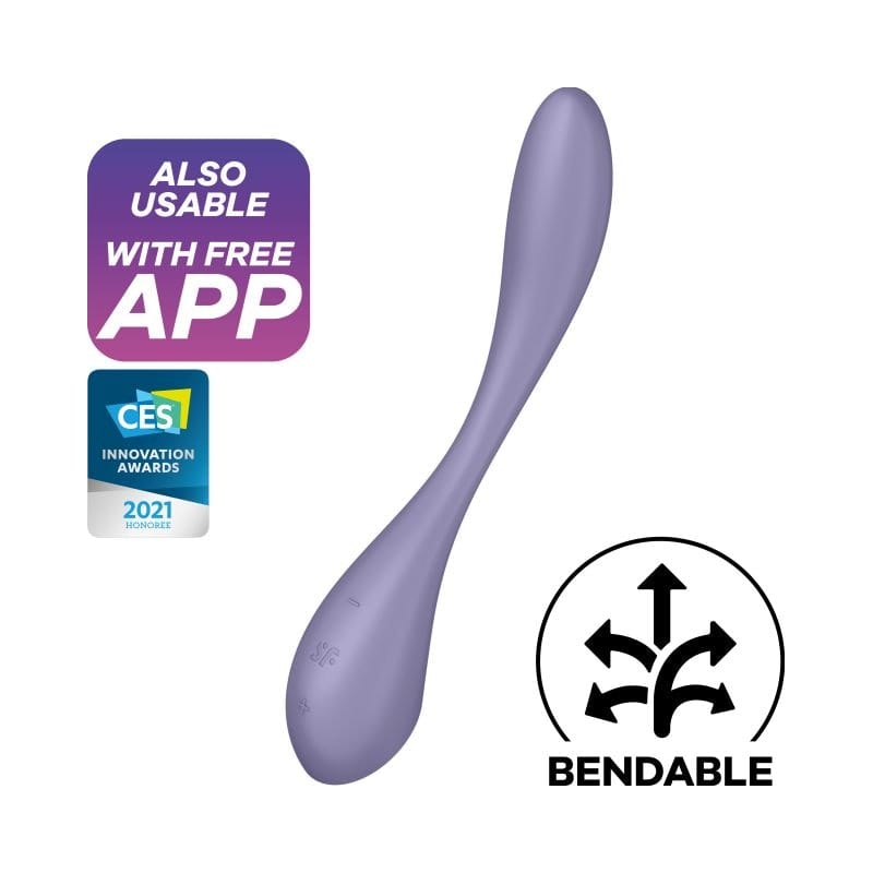 Satisfyer G-Spot Flex 5+ Lilac Vibrant Vibes Australia - Quality Sex Toys - Great Prices