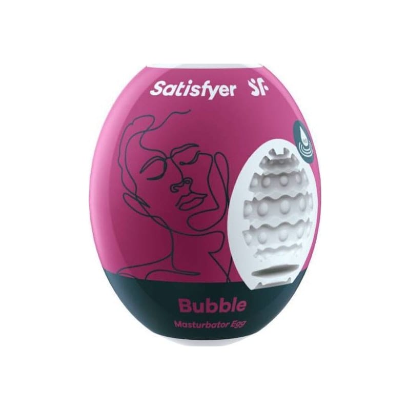 Satisfyer Masturbator Egg Bubble Vibrant Vibes Australia - Quality Sex Toys - Great Prices