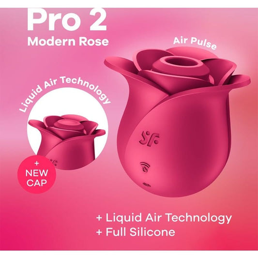 Satisfyer Pro 2 Modern Blossom Air Wave Clitoral Stimulator Vibrant Vibes Australia - Quality Sex Toys - Great Prices