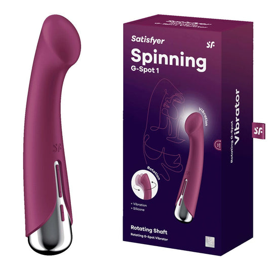 Satisfyer Spinning G-Spot 1 Red Vibrant Vibes Australia - Quality Sex Toys - Great Prices