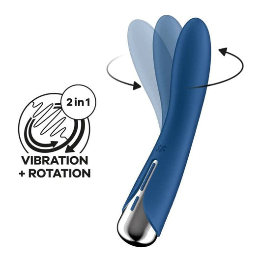 Satisfyer Spinning Vibe 1 Beige Vibrant Vibes Australia - Quality Sex Toys - Great Prices