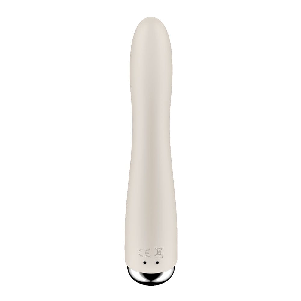 Satisfyer Spinning Vibe 1 Beige Vibrant Vibes Australia - Quality Sex Toys - Great Prices