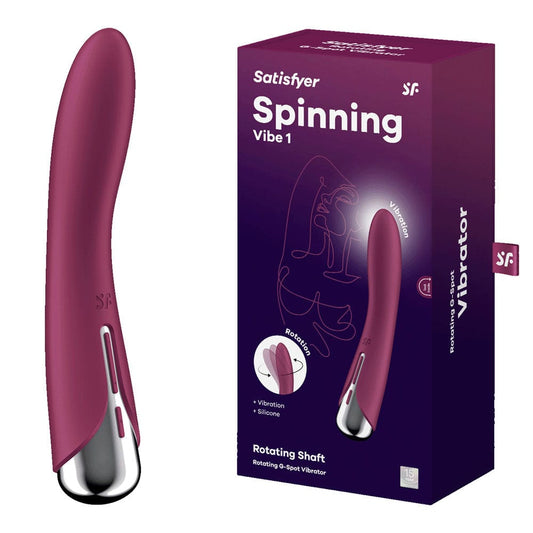 Satisfyer Spinning Vibe 1 Red Vibrant Vibes Australia - Quality Sex Toys - Great Prices