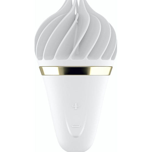 Satisfyer Sweet Treat White/Gold Vibrant Vibes Australia - Quality Sex Toys - Great Prices