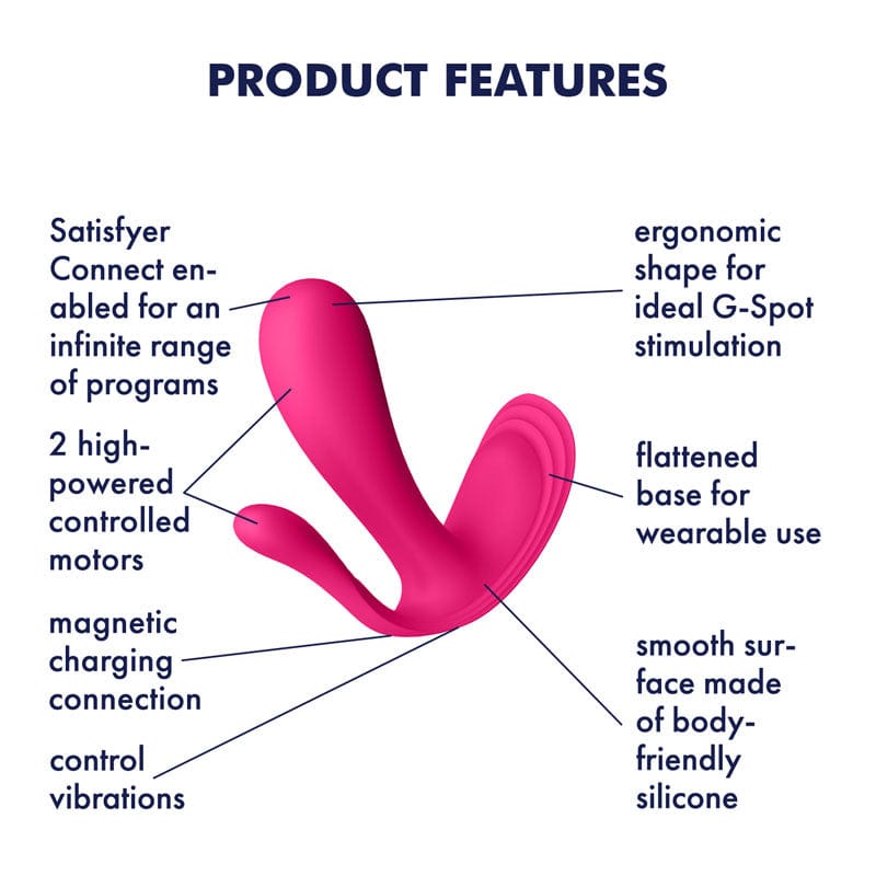 Satisfyer Top Secret + Wearable Vibrator Pink Satisfyer