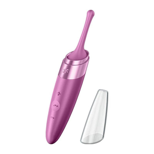 Satisfyer Twirling Delight Tip Stimulator Berry Vibrant Vibes Australia - Quality Sex Toys - Great Prices