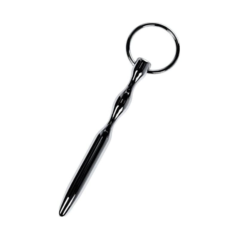 Silver Metal Bullet Shaped Urethral Plug w Ring Vibrant Vibes Australia - Quality Sex Toys - Great Prices
