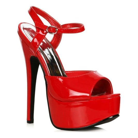 Stiletto Sandal Red 6.5in Vibrant Vibes Australia - Quality Sex Toys - Great Prices