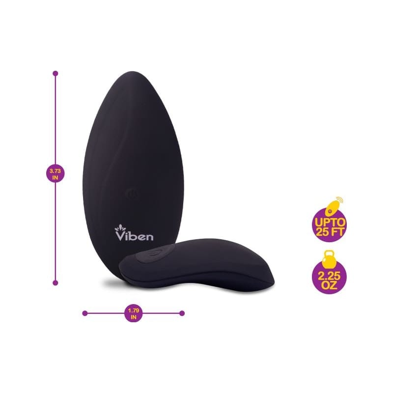 Viben Racy Multi Function Panty Vibe w Remote Vibrant Vibes Australia - Quality Sex Toys - Great Prices