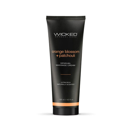 Wicked ORANGE BLOSSOM + PATCHOULI Sensual Massage Cream Wicked