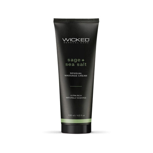 Wicked SAGE + SEA SALT Sensual Massage Cream Wicked